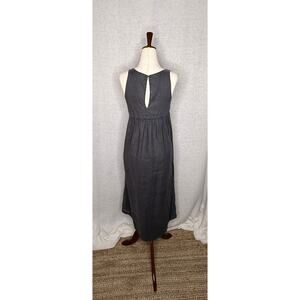 James Perse Grey (Magma Pigment) Gathered Linen Dress
Size 0
